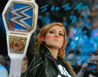 Becky Lynch Signed Autographed 8x10 Photo With Inscribed I Am The Man Wwe Rp