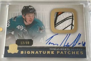 13 - 14 The Cup Signatures Patches Tomas Hertl /99