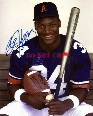 Bo Jackson Auburn Tigers Signed 8x10 Photo Reprint