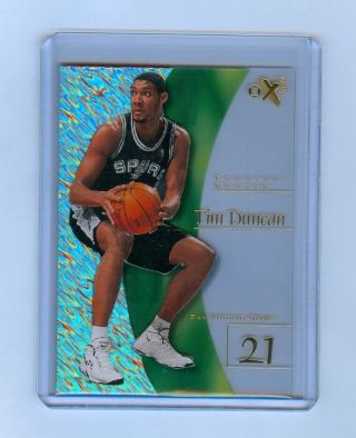 Tim Duncan 97 - 98 Ex - 2001 Rc Spurs