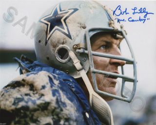 Bob Lilly Dallas Cowboys Hof Signed 8x10 Autographed Photo Picture Rp