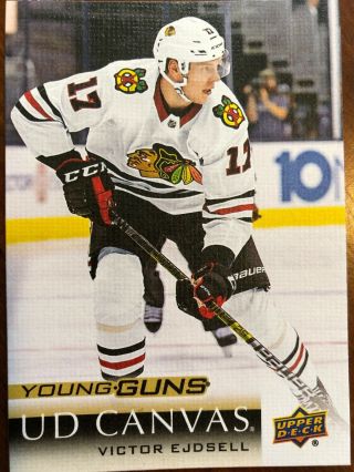 18 - 19 Ud Series 1 Young Guns Canvas C116 Victor Ejdsell