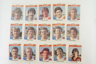 1980 Scanlens Rugby League Set Of 175 Cards Plus Checklists Very Good -