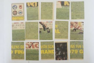 1980 Scanlens Rugby League set of 175 cards plus checklists very good - 2
