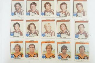 1980 Scanlens Rugby League set of 175 cards plus checklists very good - 4
