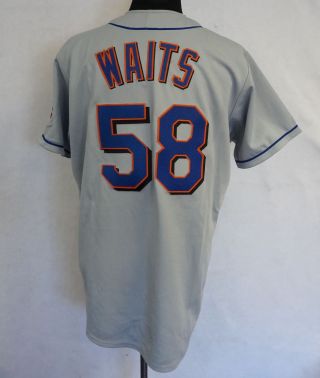 York Mets Waits 58 Game Issued Possibly Game Grey Jersey
