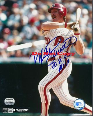 Mike Schmidt Phillies (mvp) Signed 8x10 Photo Autograph Reprint
