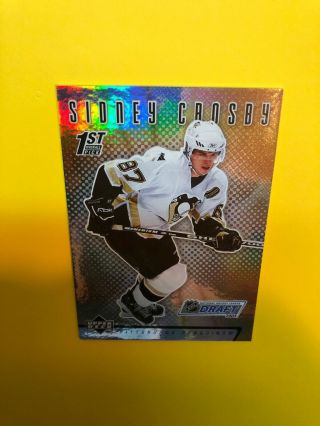 2005 - 06 UD NHL Draft 2005 1st Overall Pick Sidney Crosby Rookie - Pittsburgh RC 3