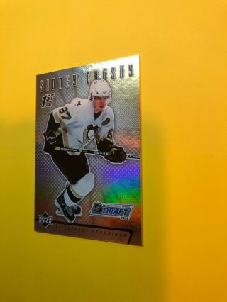 2005 - 06 UD NHL Draft 2005 1st Overall Pick Sidney Crosby Rookie - Pittsburgh RC 5