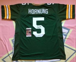 Paul Hornung Autographed Signed Jersey Green Bay Packers W/ Jsa