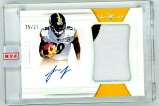 Juju Smith - Schuster 2017 National Treasures Rookie Patch Auto Rpa Rc /25