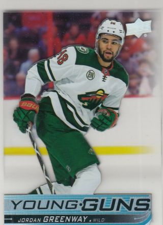 18 - 19 Sp Authentic Ud Young Guns Accetate Jordan Greenway