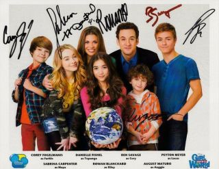 Girl Meets World Cast Signed Photo 8x10 Rp Autographed Sabrina Carpenter,  All