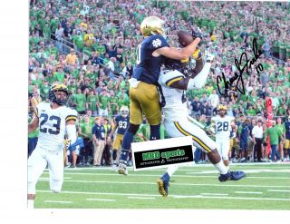 Chris Finke Reprint Signed Autographed 8x10 Photo Notre Dame Irish U - M Td Catch