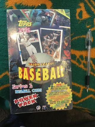 1995 Topps Baseball Series One Box 36 Packs