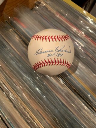 Harmon Killebrew Autographed Baseball Blemished Minnesota Twins Hall Of Fame