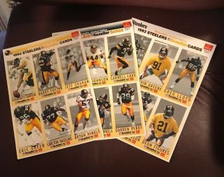 1993 Pittsburgh Steelers Mcdonald 