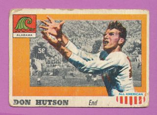 Don Hutson Hof Rookie 1955 Topps All - American 97 Rc Low Grade Tough Card Pr - Fr