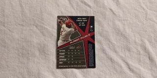 2001 Topps Stars Albert Pujols Rookie Card 198 Cardinals 2
