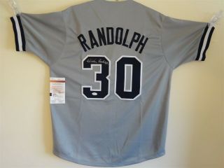 Willie Randolph Signed Auto York Yankees Grey Jersey Jsa Autographed