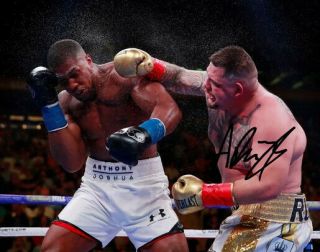 Andy Ruiz Jr Anthony Signed Photo 8x10 Rp Autographed Joshua Boxing Champion