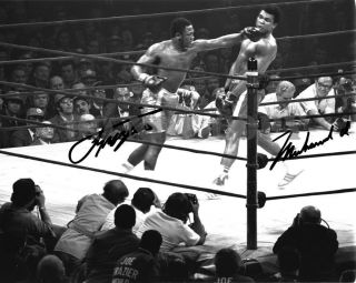 Joe Frazier Muhammad Ali Signed 8x10 Autographed Photo Reprint