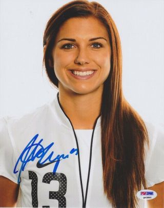 Alex Morgan Signed Photo 8x10 Rp Autographed Usa Womens World Cup Soccer