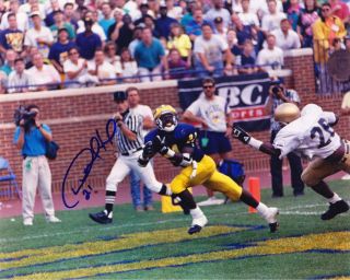Desmond Howard Rp Signed 8x10 Photo Michigan Wolverines The Catch Vs Nd