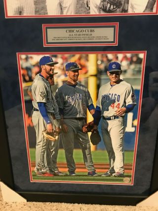 Chicago Cubs all - star infield picture collage 1969 - 2016 A ONE OF A KIND PICTURE 3