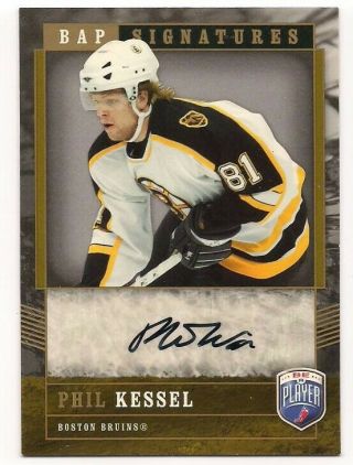 Phil Kessel 06 - 07 Upper Deck Be A Player Signatures Autograph Signature Gold /10