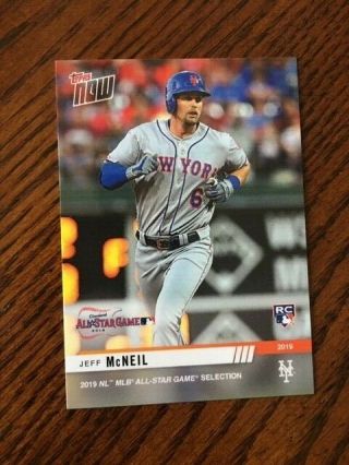 2019 Topps Now Mlb National League All Star Rookie Card Mets Jeff Mcneil 10