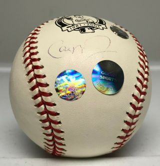 Cal Ripken Jr Signed Retirement Logo Baseball Autographed AUTO MLB Hologram HOF 2