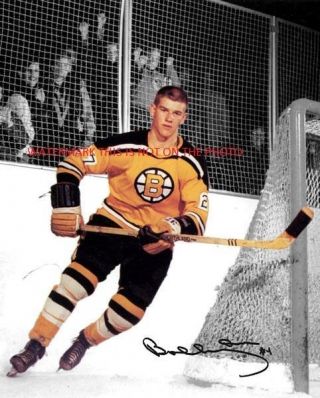 Bobby Orr Boston Bruins Rookie Jersey Number 27 - Autographed 8x10 Photo (rp)