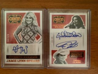 Jamie Lynn Spears Autograph Auto 2014 Panini Country Music 366/376