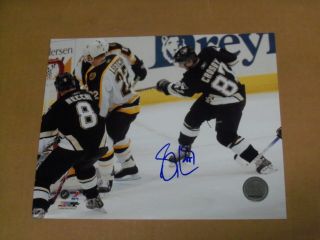 Sidney Crosby,  Pgh Penguins Signed 8 " X 10 " Photo File Photo,  Game Action