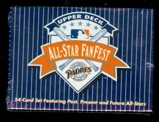 1992 Upper Deck Baseball All - Star Fanfest Fan Fest Complete Box Set All Star