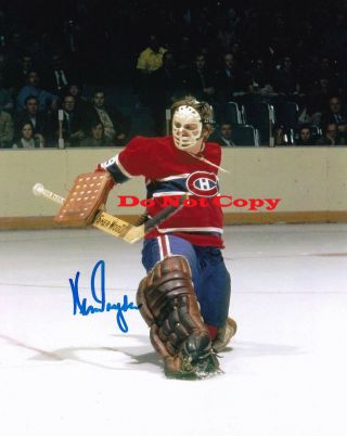 Ken Dryden Montreal Canadiens Autographed 8x10 Photo Reprint