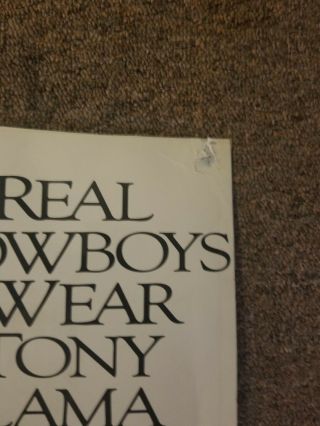 Vintage Jay Novacek Dallas Cowboy 84 All Pro Tony Lama Boots Store Poster 3