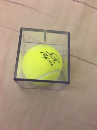 Rafael Nadal Rafa Signed Tennis Ball In Case Reprint Kia Australia