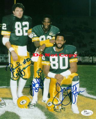 Packers James Lofton John Jefferson Paul Coffman Signed Photo 8x10 Reprint