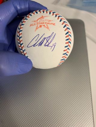 Charlie Blackmon Signed 2017 All Star Game Baseball Autographed No