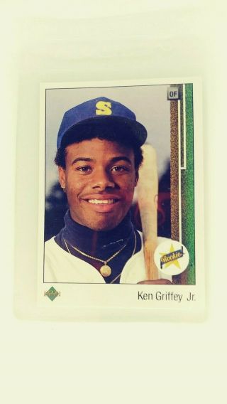 1989 Upper Deck Baseball Card 1 Ken Griffey Jr.  Star Rookie Card Rc