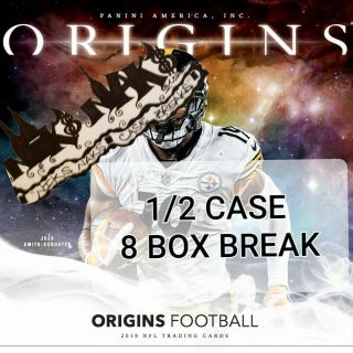 Kansas City Chiefs 2019 Origins Football 1/2 Case 8 Box Break 1