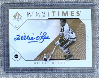 2018 - 2019 Sp Authentic Sott - Wo Willie O 
