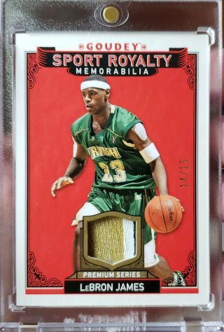 2016 Upper Deck Goodwin Champions Lebron James Sport Royalty 3 - Color Patch 14/15