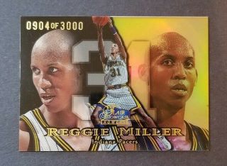 Reggie Miller 1998 - 99 Flair Showcase Row 1 Indiana Pacers 31 0904/3000