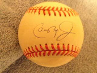 Cal Ripken Signed Official American League Baseball Baltimore Orioles