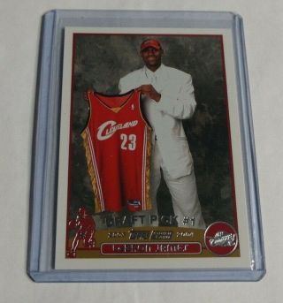R12,  288 - Lebron James - 2003/04 Topps - Rookie Card - 221 - Cavs - Lakers -