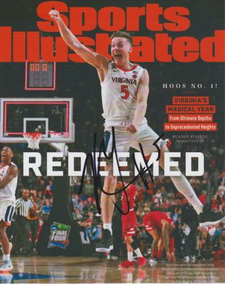 Kyle Guy Virginia 2019 Champions Signed 8x10 Photo Sports Illustrated Si Cover