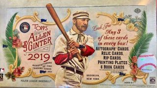 2019 Topps Allen & Ginter Baseball Factory Hobby Box 24 Pack 8 Cards Pack